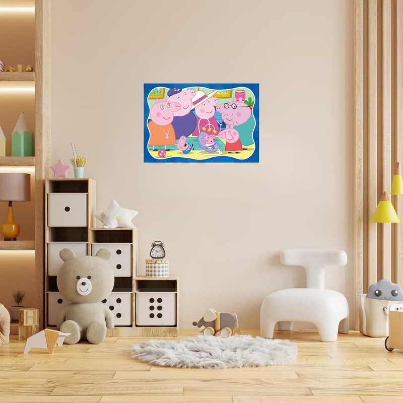 Ravensburger Peppa Pig 3 Puzzle da 49 pezzi
