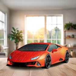 Ravensburger - Puzzle 3d Lamborghini Huracán EVO | Modellismo Da Costruire Adulti | 163 Pezzi | Regalo Bambino 8 Anni e Più | R