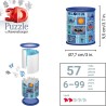 Ravensburger - Puzzle 3D Stitch | Portapenne di Stitch 57 pezzi | Puzzle Stitch | Gioco Bambino 6 Anni Disney | Stitch Gadget