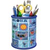 Ravensburger - Puzzle 3D Stitch | Portapenne di Stitch 57 pezzi | Puzzle Stitch | Gioco Bambino 6 Anni Disney | Stitch Gadget