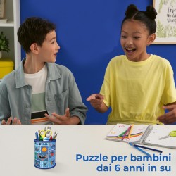 Ravensburger - Puzzle 3D Stitch | Portapenne di Stitch 57 pezzi | Puzzle Stitch | Gioco Bambino 6 Anni Disney | Stitch Gadget