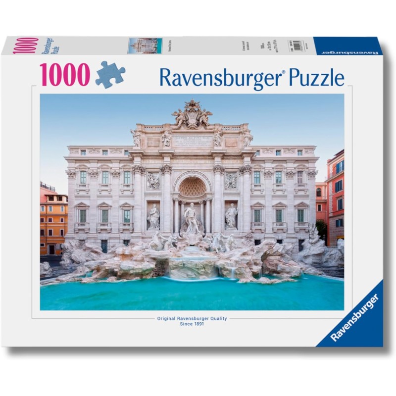 Ravensburger - Puzzle 1000 Pezzi Roma | Puzzle Con Foto Con Una Misura Di 70x50 Cm | Regalo Per Adulti E Bambini Da 14 Anni E P