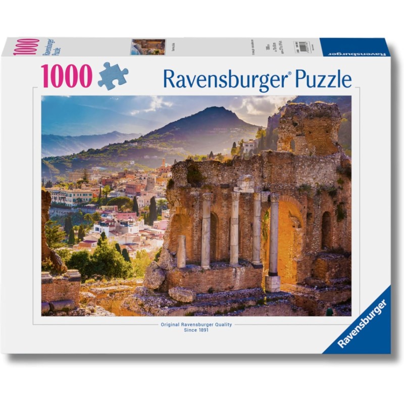 Ravensburger - Puzzle 1000 Pezzi Sicilia | Puzzle Con Foto Con Una Misura Di 70x50 Cm | Regalo Per Adulti E Bambini Da 14 Anni 