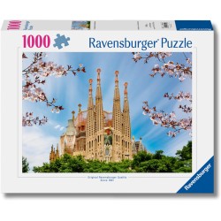 Ravensburger - Puzzle 1000 Pezzi Barcellona | Puzzle Con Foto Con Una Misura Di 70x50 Cm | Regalo Per Adulti E Bambini Da 14 An