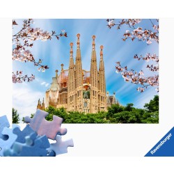 Ravensburger - Puzzle 1000 Pezzi Barcellona | Puzzle Con Foto Con Una Misura Di 70x50 Cm | Regalo Per Adulti E Bambini Da 14 An