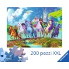 Ravensburger - Puzzle XXL Accademia Dell unicorno | Puzzle 8 Anni In Su | Puzzle Bambini Da 200 Pezzi In Regalo | Regalo Bambin