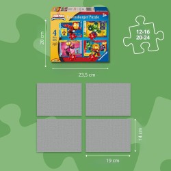 Ravensburger - Puzzles Marvel Iron Man 4 Pack | Puzzle Bambini 3 Anni In Su 72 Pezzi | Puzzle Bambini 19 X 14 Cm | Puzzles Rave