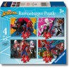 Ravensburger - Puzzles Marvel Spiderman 4 Pack | Puzzle Bambini 3 Anni In Su 72 Pezzi | Puzzle Bambini 19 X 14 Cm | Puzzles Rav