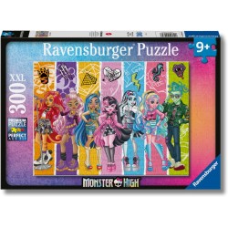 Ravensburger - Puzzle XXL Monster High | Puzzle 9 Anni In Su | Puzzle Bambini Da 300 Pezzi In Regalo | Regalo Bambino 9 Anni 49