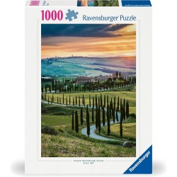 Ravensburger - Puzzle 1000 Pezzi Val D orcia, Toscana​ | Puzzle 1000 Pezzi Paesaggi Con Una Misura Di 70x50 Cm | Regalo Per Adu