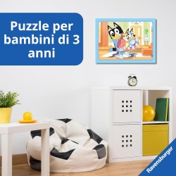 Ravensburger - Personaggi Bluey Puzzles 4 Pack | Puzzle Bambini 3 Anni O Più | 19x14 Cm | 12, 16, 20 E 24 Pezzi | Casa Di Bluey