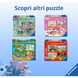 Ravensburger - Puzzles Il Re Leone 4 Pack | Puzzle Bambini 3 Anni In Su | Regalo Bimba 3 Anni In Su 72 Pezzi | Puzzle Bambini 1
