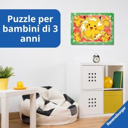 Ravensburger - Puzzles Pokémon 4 Pack | Puzzle Bambini 3 Anni In Su | Regalo Bimba 3 Anni In Su 72 Pezzi | Puzzle Bambini 19 X 