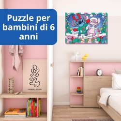Ravensburger - Puzzles XXL Disney Stitch | Puzzle 6 Anni In Su | Puzzle 100 Pezzi Per Bambini Da 6 Anni In Su | Puzzle Bambini 