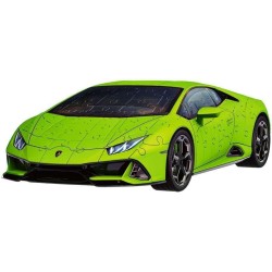 Ravensburger - Puzzle 3d Lamborghini Huracán EVO | Puzzle 3d Per Adulti E Bambini A Partire Dagli 8 Anni | Modellismo Da Costru