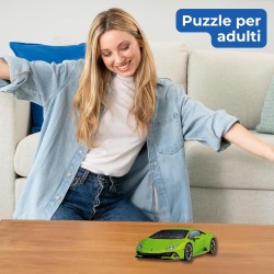 Ravensburger - Puzzle 3d Lamborghini Huracán EVO | Puzzle 3d Per Adulti E Bambini A Partire Dagli 8 Anni | Modellismo Da Costru