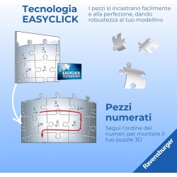 Ravensburger - Puzzle 3d Lamborghini Huracán EVO | Puzzle 3d Per Adulti E Bambini A Partire Dagli 8 Anni | Modellismo Da Costru