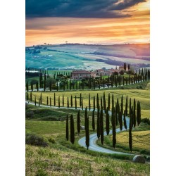 Ravensburger - Puzzle 1000 Pezzi Val D orcia, Toscana​ | Puzzle 1000 Pezzi Paesaggi Con Una Misura Di 70x50 Cm | Regalo Per Adu