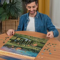 Ravensburger - Puzzle 1000 Pezzi Val D orcia, Toscana​ | Puzzle 1000 Pezzi Paesaggi Con Una Misura Di 70x50 Cm | Regalo Per Adu