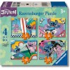 Ravensburger - Puzzles Disney Stitch 4 Pack | Puzzle Bambini 3 Anni In Su | Regalo Bimba 3 Anni In Su 72 Pezzi | Puzzle Bambini