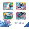 Ravensburger - Puzzles Disney Stitch 4 Pack | Puzzle Bambini 3 Anni In Su | Regalo Bimba 3 Anni In Su 72 Pezzi | Puzzle Bambini