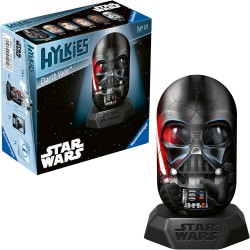 Ravensburger - Puzzle 3D, Hylkies Darth Vader, Star Wars, Puzzle per Adulti e Bambini 12+ Anni, Idea Regalo, Modellismo, 54 Pez