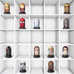 Ravensburger - Puzzle 3D, Hylkies Darth Vader, Star Wars, Puzzle per Adulti e Bambini 12+ Anni, Idea Regalo, Modellismo, 54 Pez