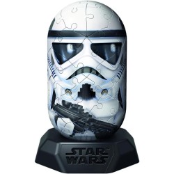 Ravensburger - Puzzle 3D, Hylkies Stormtrooper, Star Wars, Puzzle per Adulti e Bambini 12+ Anni, Idea Regalo, Modellismo, 54 Pe