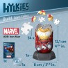 Ravensburger - Puzzle 3D, Hylkies Iron Man, Marvel, Puzzle per Adulti e Bambini 12+ Anni, Idea Regalo, Modellismo, 54 Pezzi