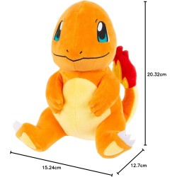 Rei Toys - Pokémon - Peluche Charmander 20 cm, PK111800