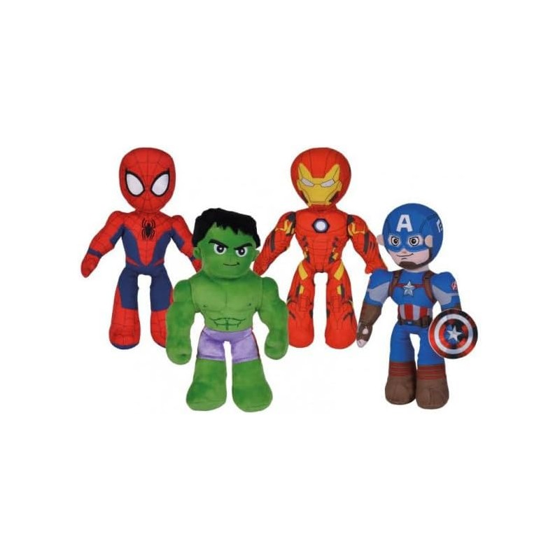 Simba - Disney Marvel Poseable cm 25, 6315875790, +0 mesi, 4 personaggi assortiti, 1 pezzo