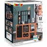 Smoby Cucina Loft 7600312600, +3 Anni, Stile Industriale, Altezza Piano 50 cm, 32 Accessori, Raccolta Differenziata, Made in Fr