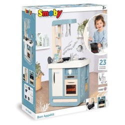 Smoby - Cucina Bon Appetit con 23 accessori, 7600310824, altezza piano di lavoro cm 48,5