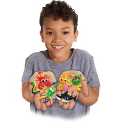 Simba - Aqua Gelz creative set, l  Originale, con 7 flaconi di gel colorato da 30 ml ciascuno, 4 formine, 4 additivi a base d’a