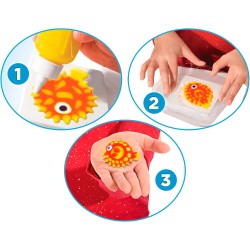 Simba - Aqua Gelz Colossal, l  Originale, Set fai da te, 13 bottiglie di gel colorato, 30 ml, 16 forme, a partire da 8 anni, 10