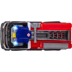 Dickie Toys - Fire Rescue Unit, 30 cm, Grande camion dei pompieri, a partire dai 3 anni, con luci e suoni, batterie incluse, 20