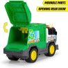 Dickie Toys - Camion ecologia 30 cm, a partire dai 3 anni, luci e suoni, bidone incluso, batterie incluse 203306021