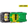 Dickie Toys - Camion ecologia 30 cm, a partire dai 3 anni, luci e suoni, bidone incluso, batterie incluse 203306021