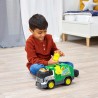 Dickie Toys - Camion ecologia 30 cm, a partire dai 3 anni, luci e suoni, bidone incluso, batterie incluse 203306021