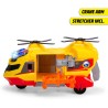 Dickie Toys - Elicottero di Soccorso cm 20, luci e Suoni, argano di Soccorso, a Partire dai 3 Anni, 203306023
