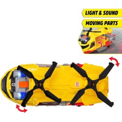Dickie Toys - Elicottero di Soccorso cm 20, luci e Suoni, argano di Soccorso, a Partire dai 3 Anni, 203306023