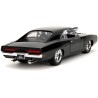 Jada Toys - Fast and Furious Auto Dom`s Dodge Charger Street (1:24, nero) - Modellino auto 1970 Dodge Charger R/T in Fast & Fur