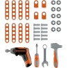 Smoby - Black+Decker - Valigetta fai da te - Giocattolo d imitazione - 35 accessori - Facile da trasportare - Dai 3 anni - Prod