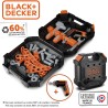 Smoby - Black+Decker - Valigetta fai da te - Giocattolo d imitazione - 35 accessori - Facile da trasportare - Dai 3 anni - Prod