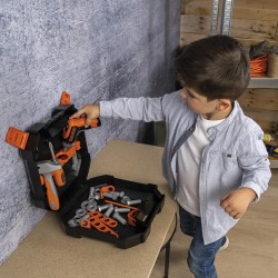 Smoby - Black+Decker - Valigetta fai da te - Giocattolo d imitazione - 35 accessori - Facile da trasportare - Dai 3 anni - Prod