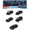 Majorette – Black Edition Giftpack 5 Veicoli Die-Cast in Scala 1:64, Auto da Collezione in Metallo, Modellini Realistici con De