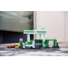 Majorette Petrol Station BP (con auto giocattolo) – Stazione di servizio giocattolo con impianto di lavaggio, negozio, colonne 