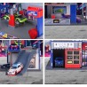 Majorette Tuning Garage + 1 Auto – Playset Officina di Elaborazione con Modellino in Metallo Die-Cast, Garage Giocattolo per Ba