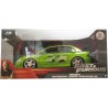 Jada - Fast and Furious Modellino auto Mitsubishi Lancer Evolution VII di Brian - Scala 1:24 - 20cm - colore verde