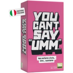 Yas! Games - You Can T Say Umm - L Unico in Italiano - Party Games da 4 a 10 giocatori dai 10 anni in su